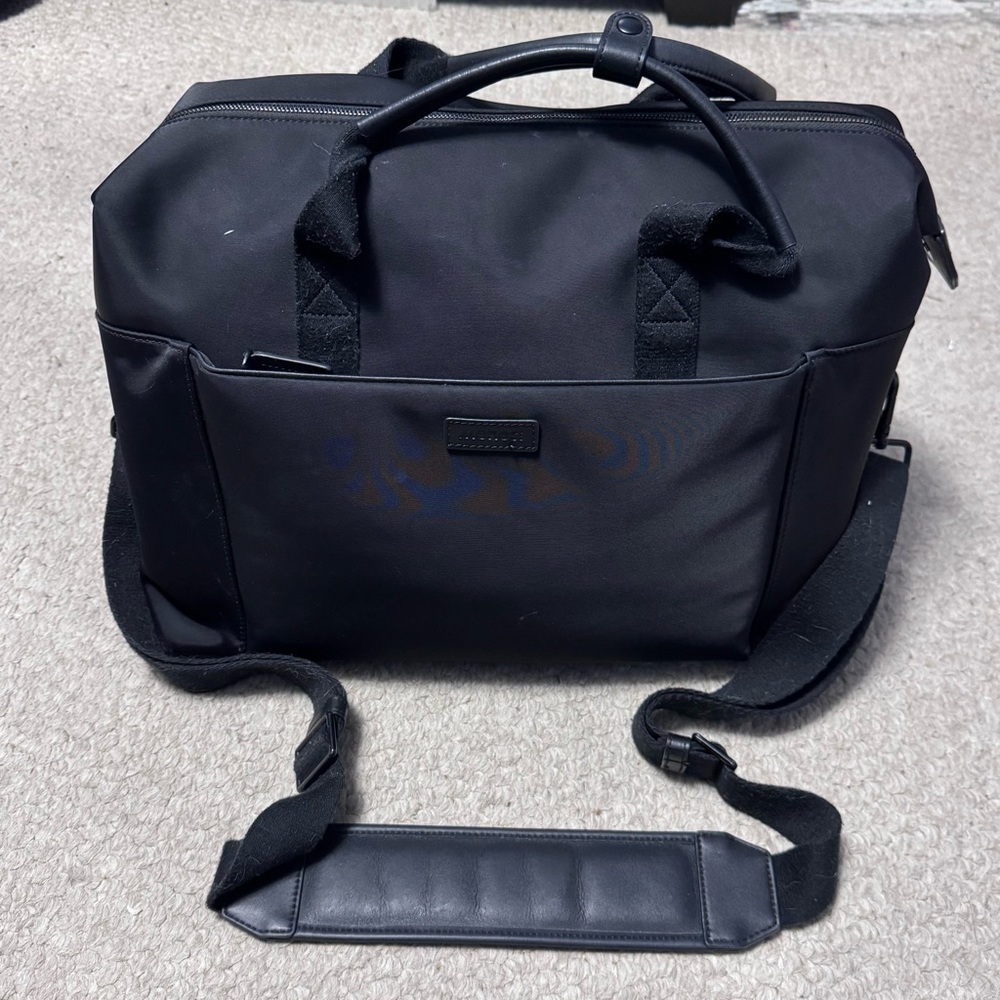 Monos Metro Duffel carryon travel bag black nylon & classic snap-on classic kit